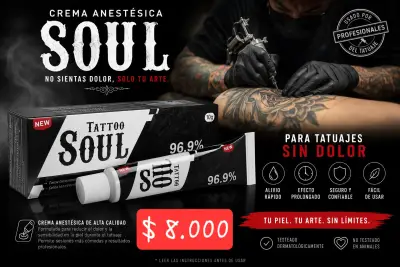 Crema Anestésica Soul Tatuaje - miniatura 1