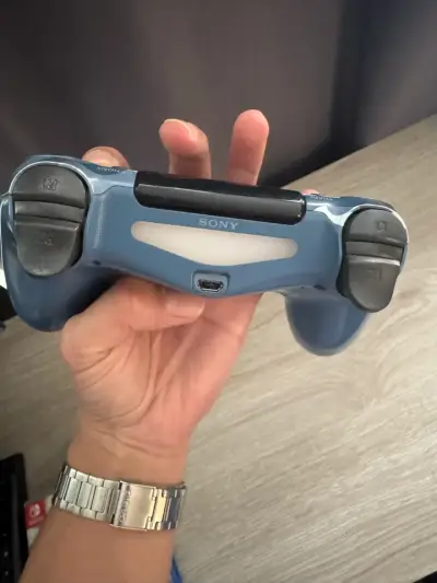 Control PS4 camuflaje azul para REPUESTO - miniatura 3