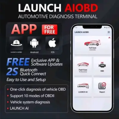 Escáner Automotriz Launch AIOBD - miniatura 2