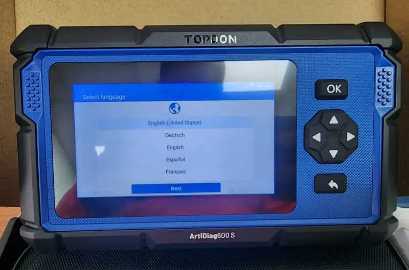 Scanner automotriz profesional Topdon - 5