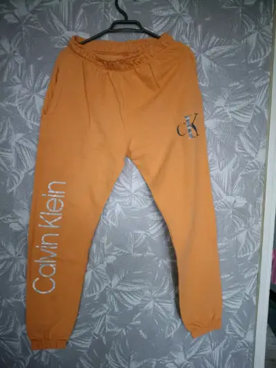 Pantalón deportivo naranja Calvin Klein - miniatura 1