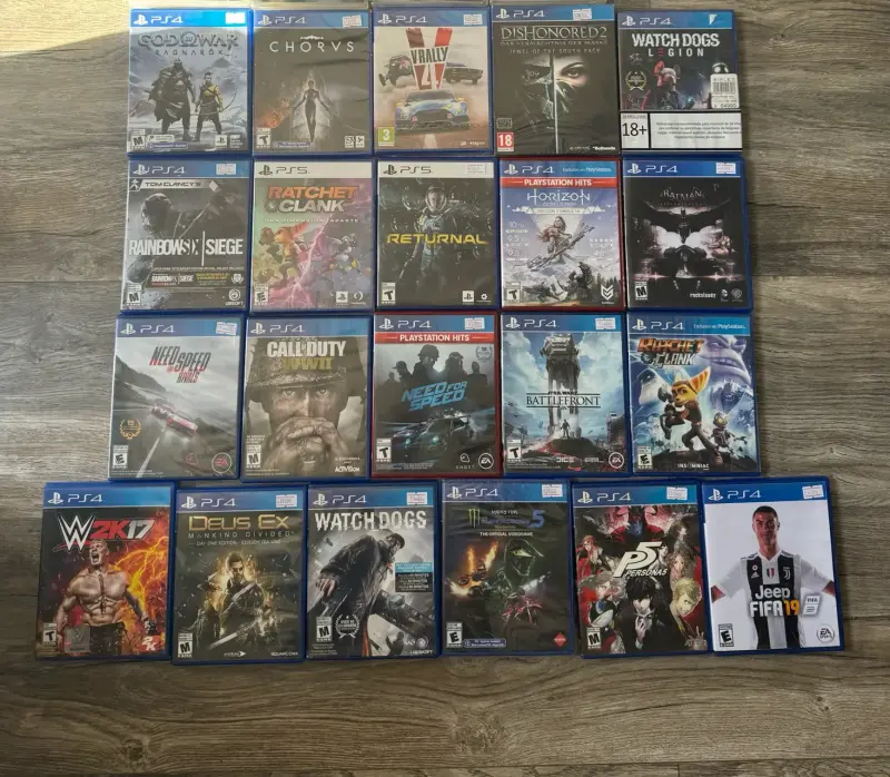 Colección de juegos PS4 y PS5