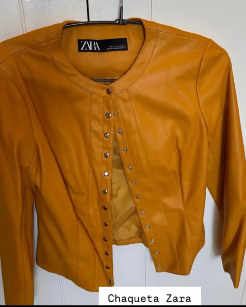 Chaqueta Mostaza Zara