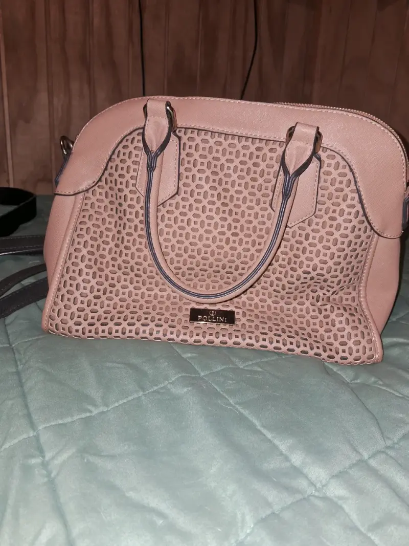 Bolso tote marrón calado - 2