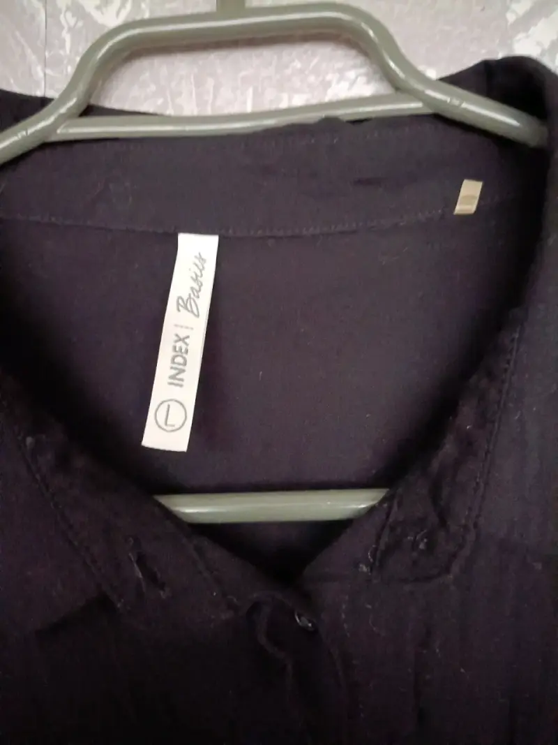 Camisa negra manga larga - 2