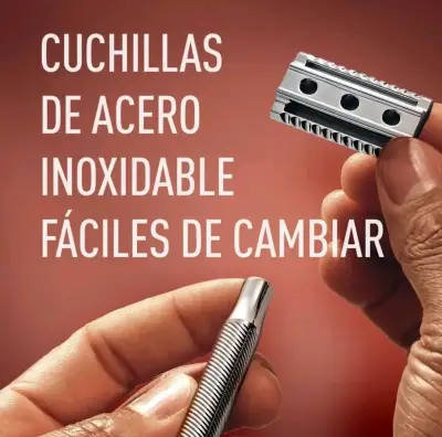 Máquina de afeitar clásica King C Gillette - miniatura 5