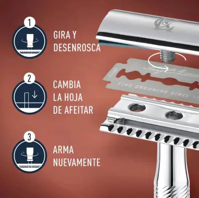Máquina de afeitar clásica King C Gillette - miniatura 6