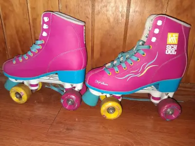 Patines de ruedas rosas KF - miniatura 1