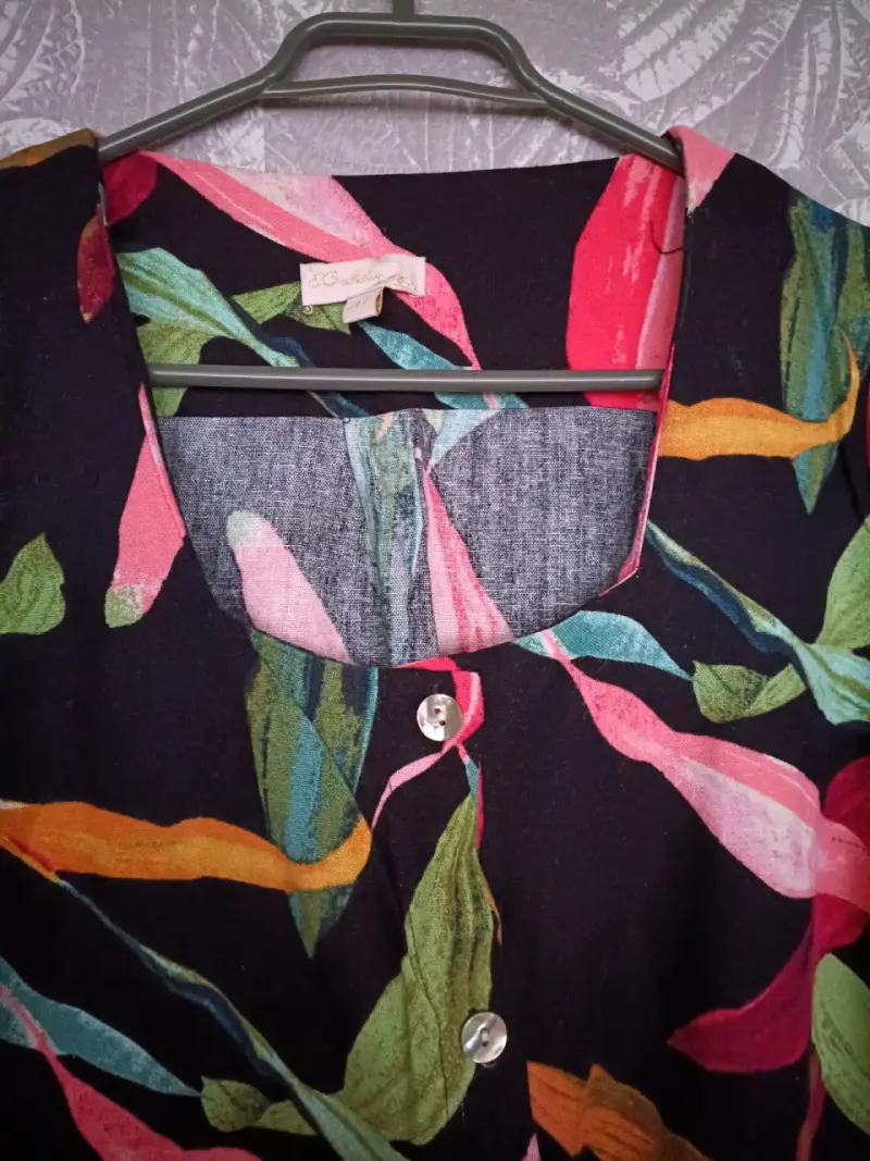 Blusa estampada tropical mujer - 4