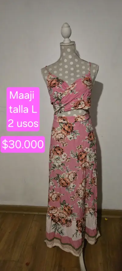 Vestido floral Maaji rosado - miniatura 1