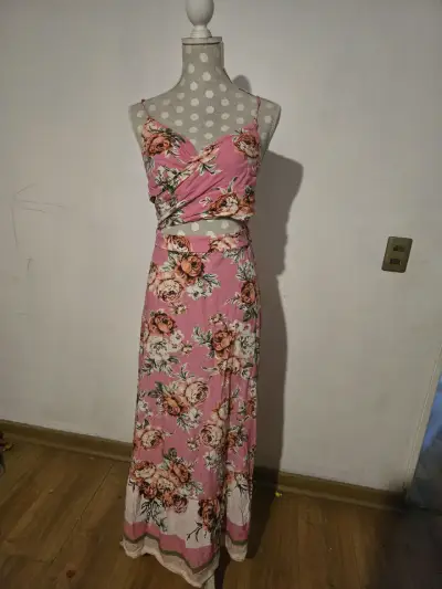Vestido floral Maaji rosado - miniatura 2
