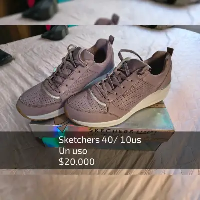 Zapatillas Skechers color lila - miniatura 1