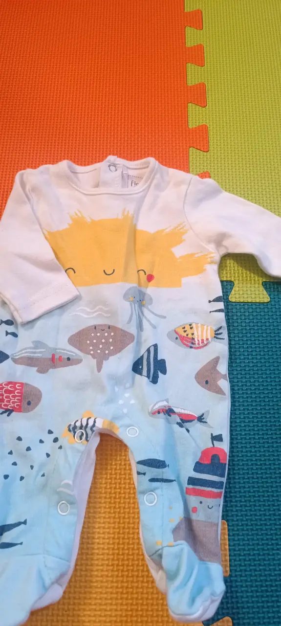 Enterito para bebé con diseño marino - 1