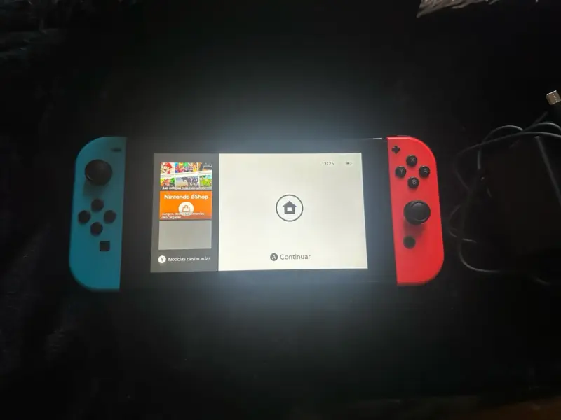 Nintendo Switch V1 Neon + Dock + MicroSD 128G - 2
