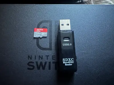 Nintendo Switch V1 Neon + Dock + MicroSD 128G - miniatura 5