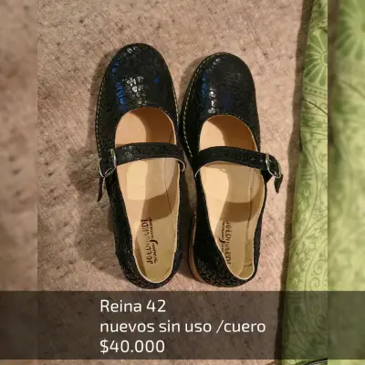Zapatos negros de cuero talla 42 - miniatura 1