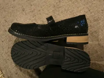 Zapatos negros de cuero talla 42 - miniatura 3