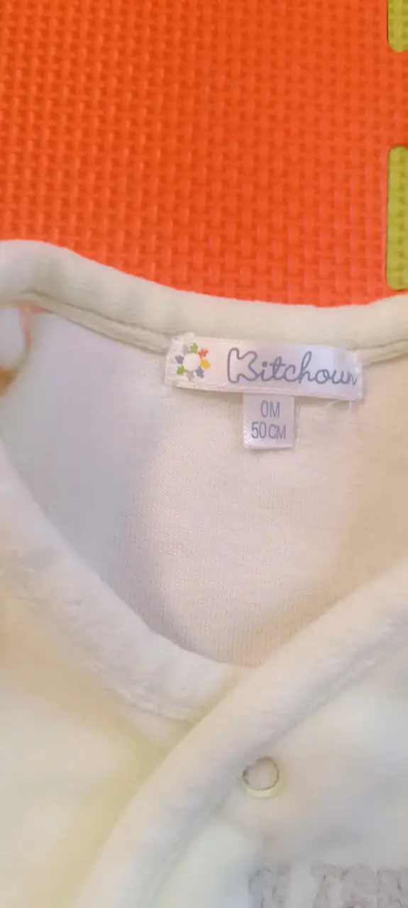 Pijama de bebé acolchado celeste - 2