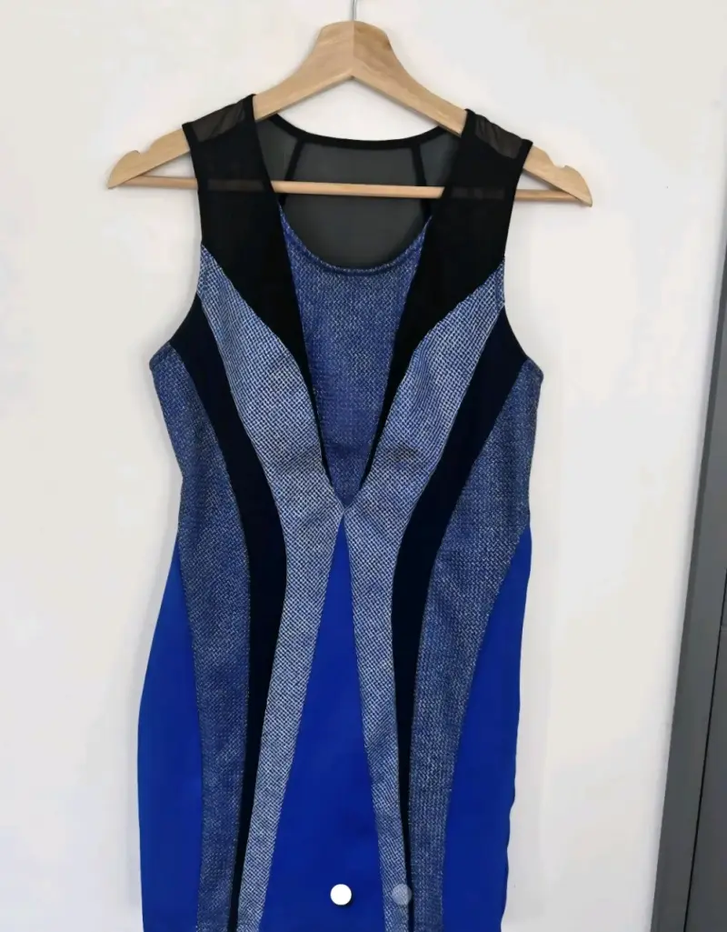 Vestido azul Nicopoly S/M - 1