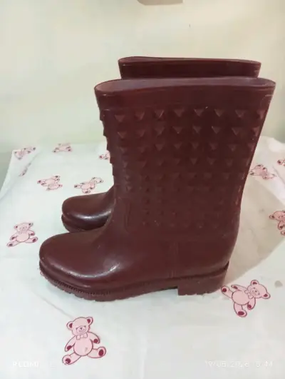Botas de agua marrones N°37 - miniatura 2