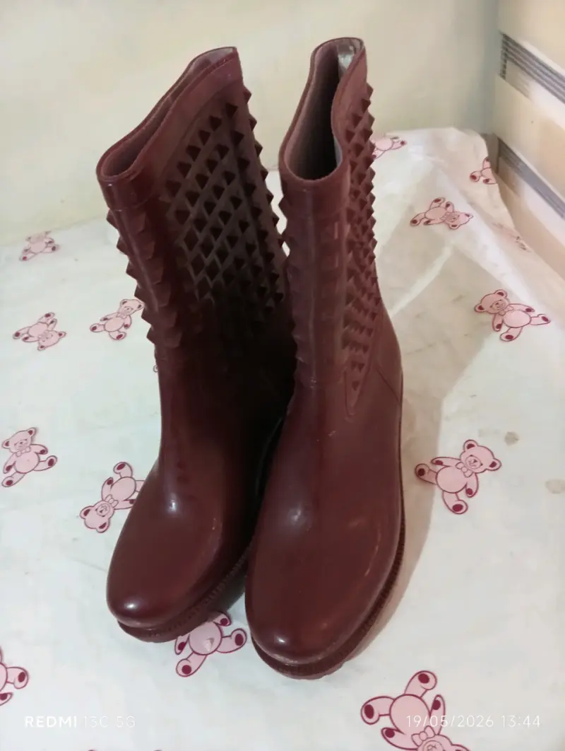 Botas de agua marrones N°37 - 3