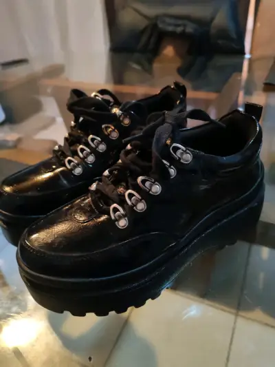 Zapatillas verdes plataforma CMORAN - miniatura 4