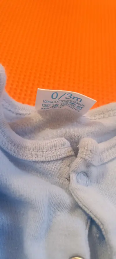 Enterito bebé azul con estampado - miniatura 2