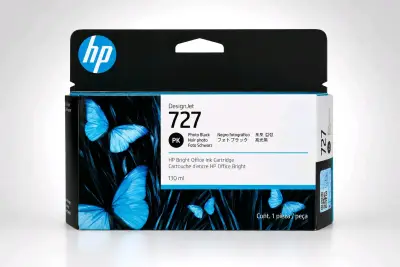 Cartucho de tinta HP 727 Negro fotográfico PK 130m - miniatura 1