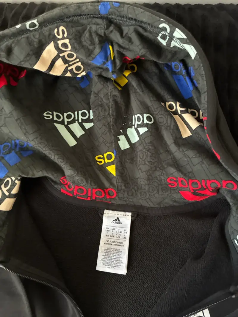 Polerón negro Adidas - 2