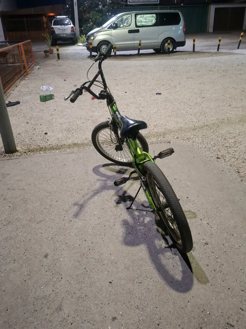 Bicicleta BMX verde - 3