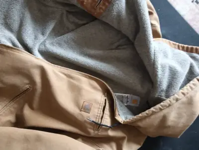 Chaqueta Carhartt marrón con forro - miniatura 1