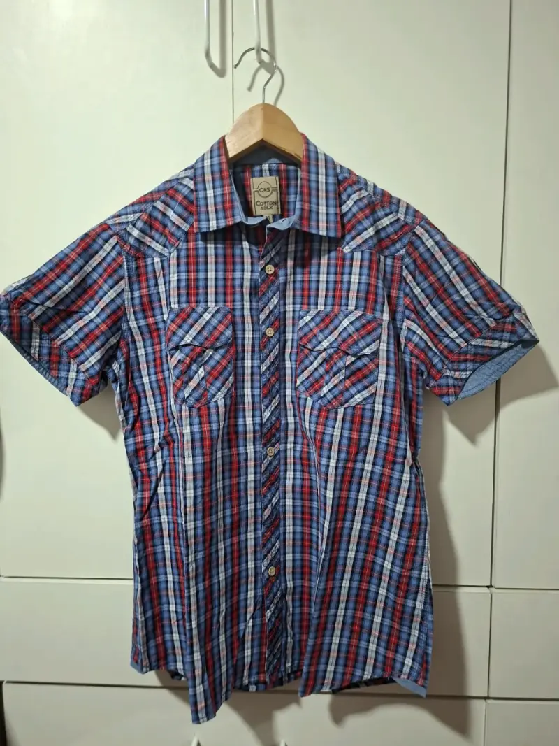 Camisa a cuadros multicolor - 4