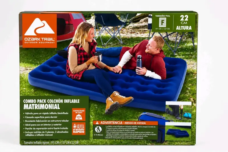 Colchón inflable matrimonial Ozark Trail full 2 pl - 2