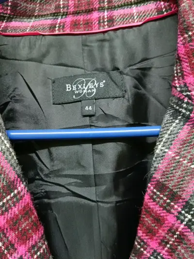 Blazer tartán rojo y gris - miniatura 2