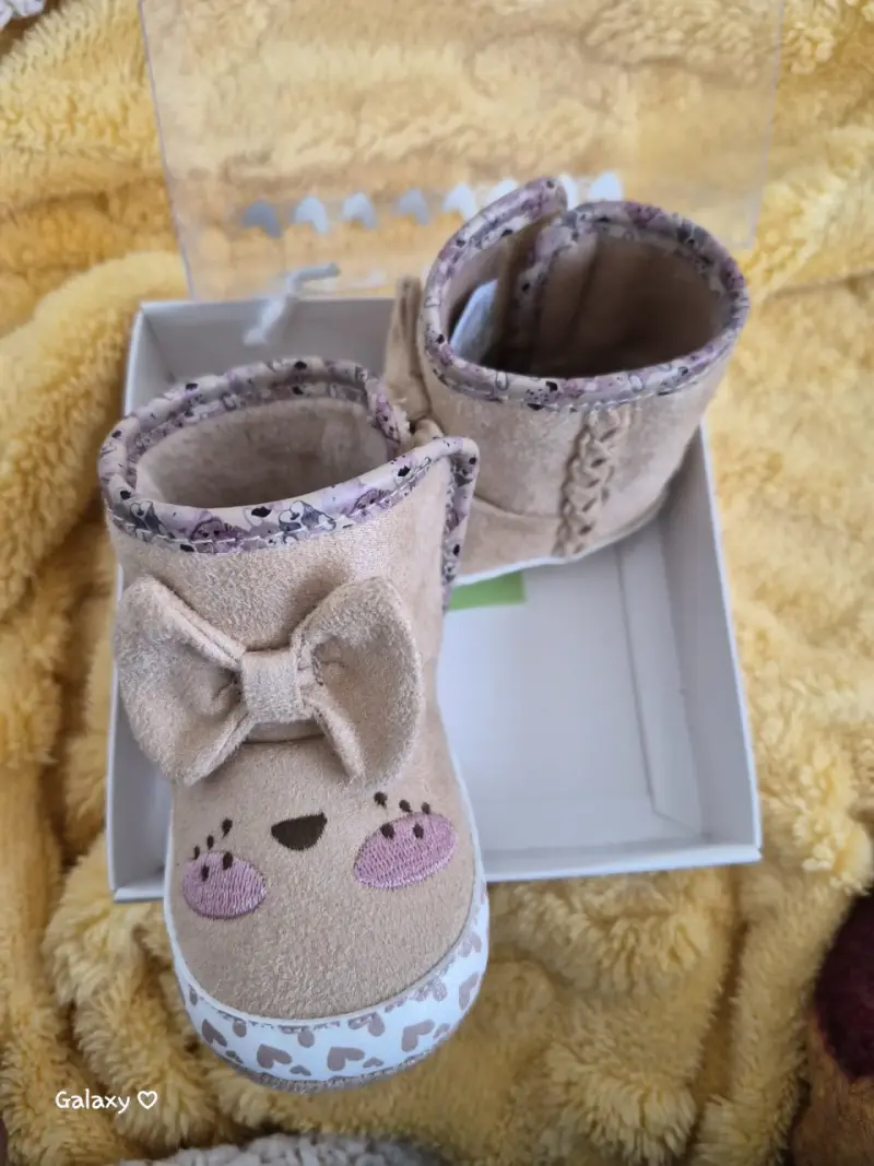 Botines bebé color beige - 2