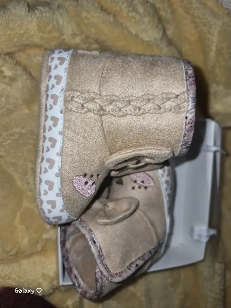 Botines bebé color beige - 3