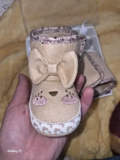 Botines bebé color beige - miniatura 4