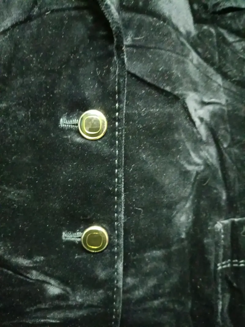 Blazer de terciopelo negro - 2