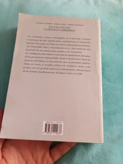 Libro Antología del Cuento Chileno - Editorial Uni - miniatura 2