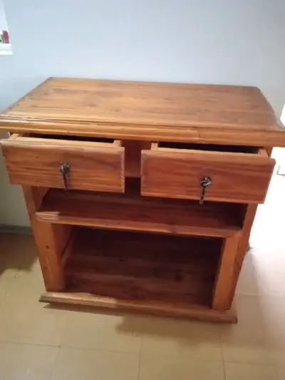 Mueble de madera con cajones - miniatura 5