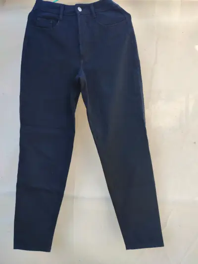Pantalones azul para dama, estilo mom - miniatura 1