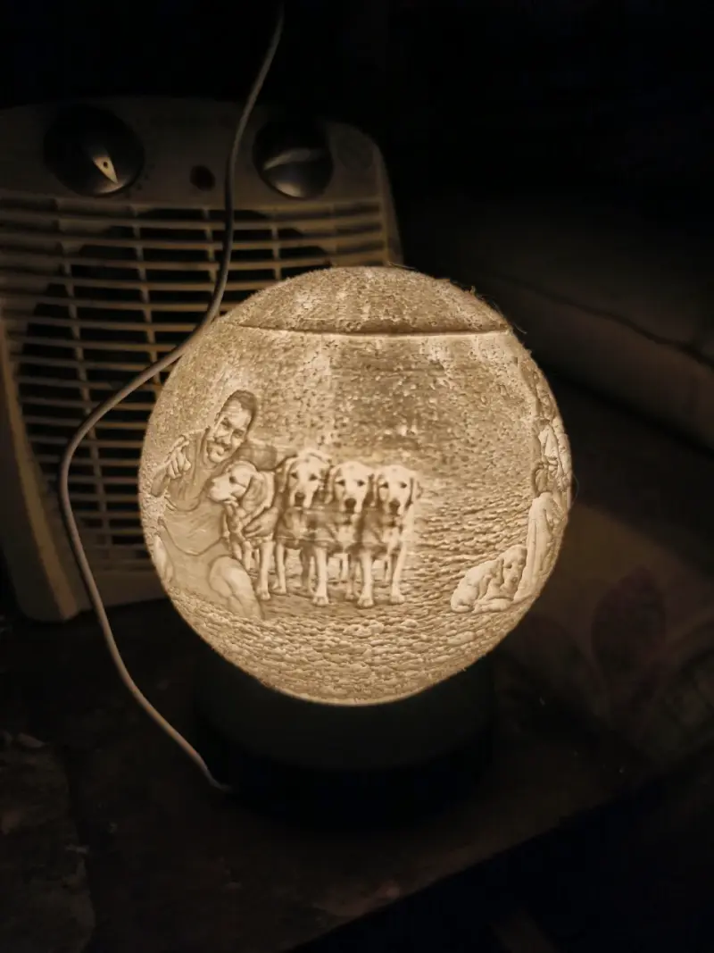 Lámpara lunar USB LED personalizado - 4