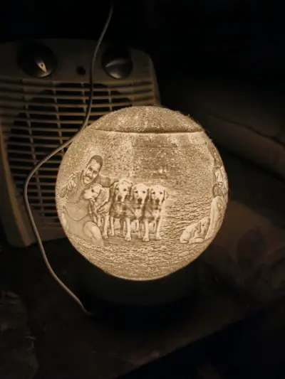 Lámpara lunar USB LED personalizado - miniatura 4