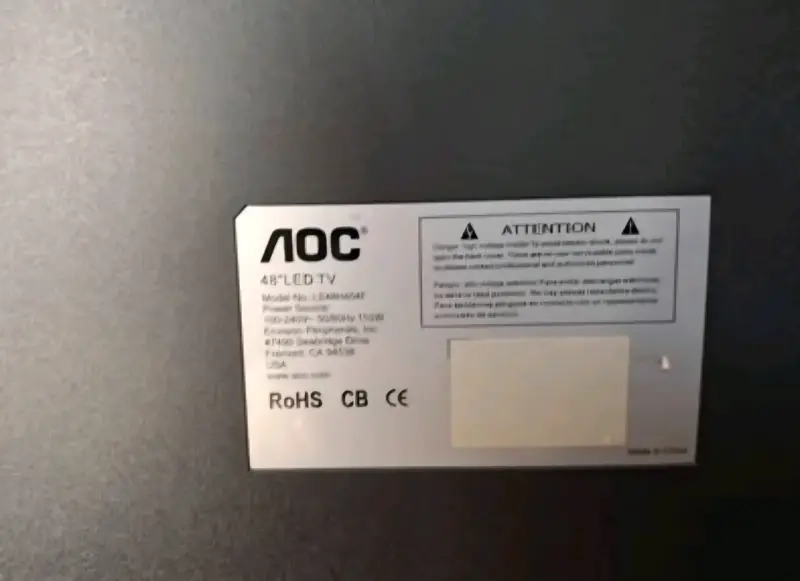 Televisor AOC 48 pulgadas - 2