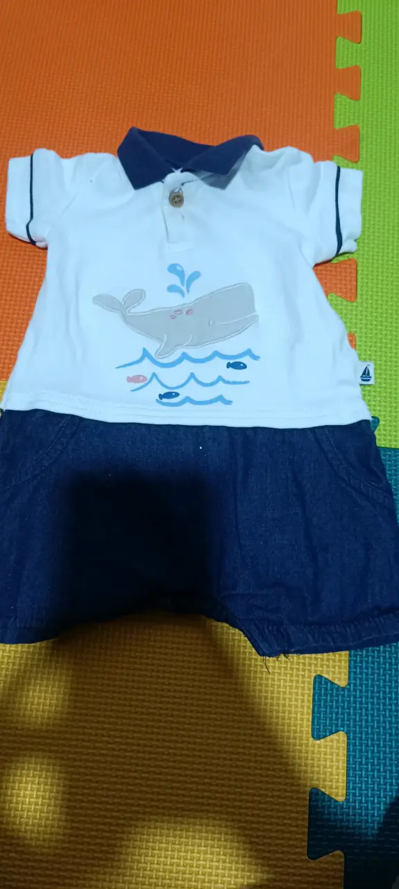 Conjunto bebé ballena