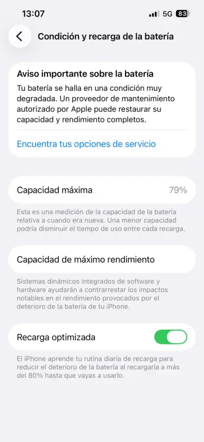 Teléfono iPhone 13 usado - miniatura 4