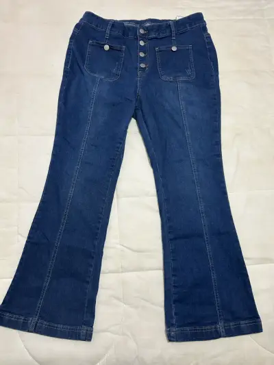 Jeans pata ancha azul - miniatura 1