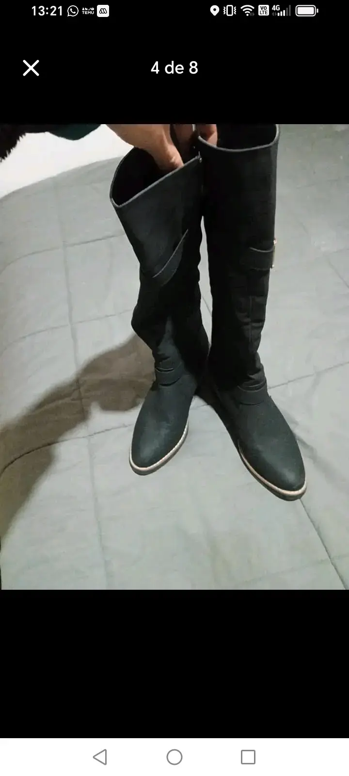 Botas negras con hebillas - 2