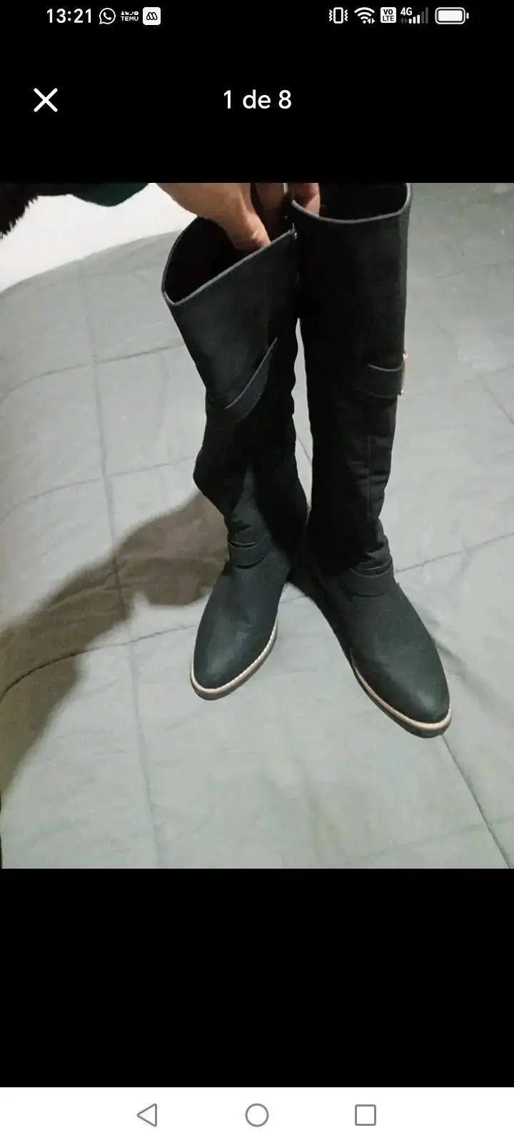 Botas negras con hebillas - 3
