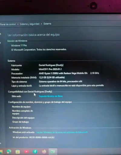 Notebook ACER Aspire 3 a315-41 Ryzen 5 - miniatura 3